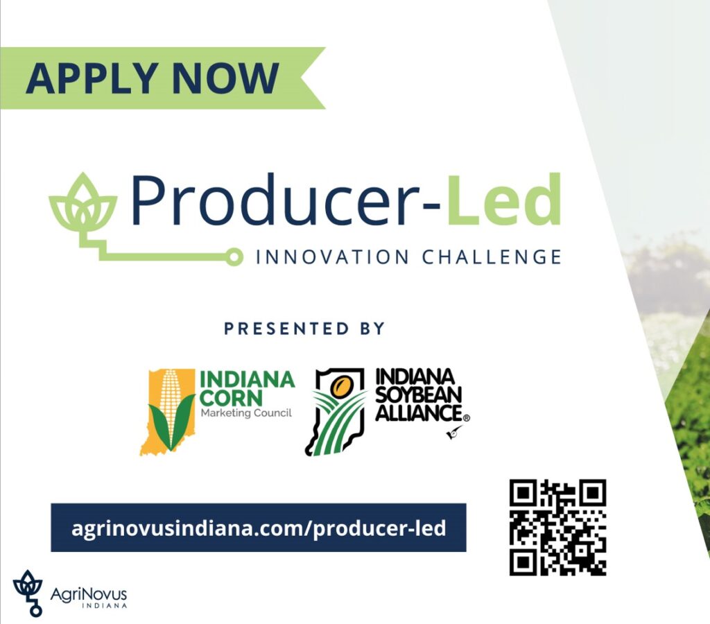 AgriNovus Indiana announces Producer-Led Innovation Challenge to advance tech that improves net farm income