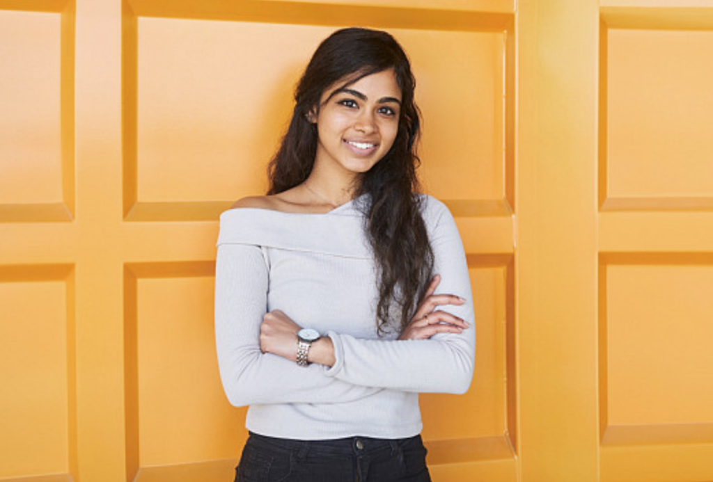 Sreenidhi Jayakumar, 16 Tech entrepreneur intern.